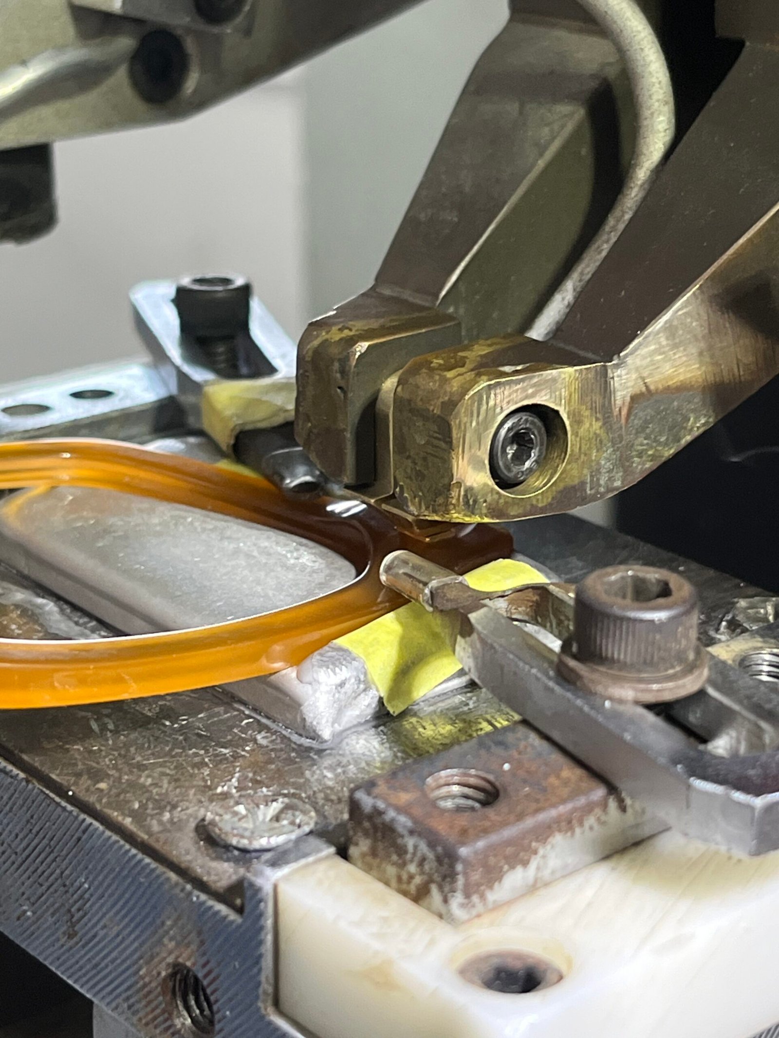 CNC machining during custom sunglasses frame production
