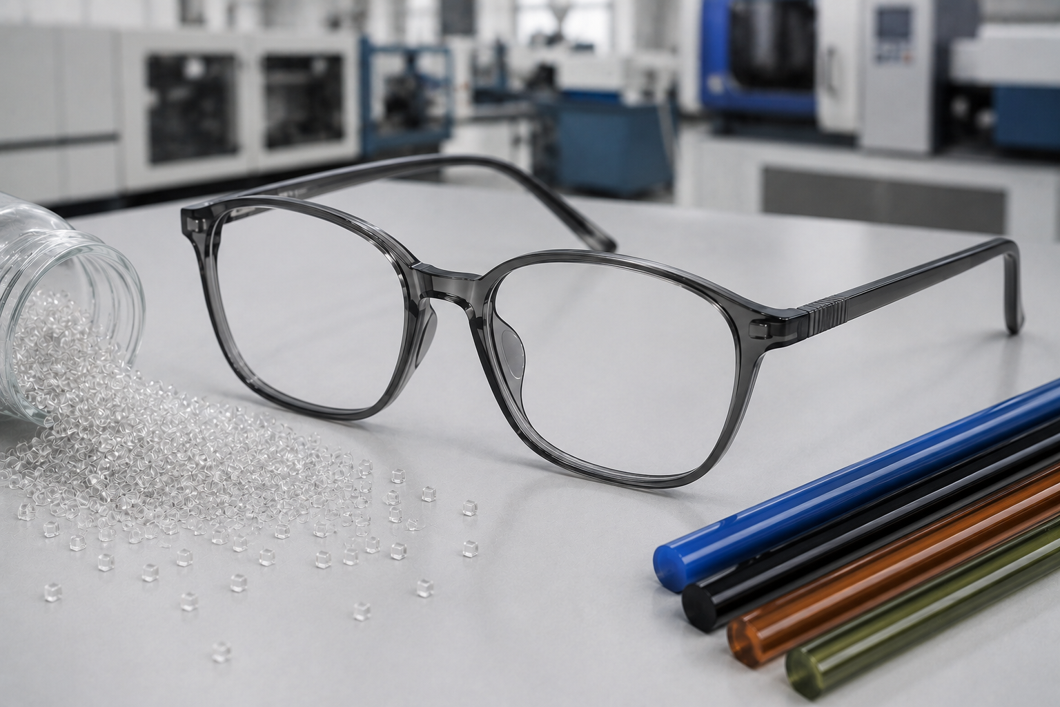 TR90 lightweight optical eyewear frame with thermoplastic material